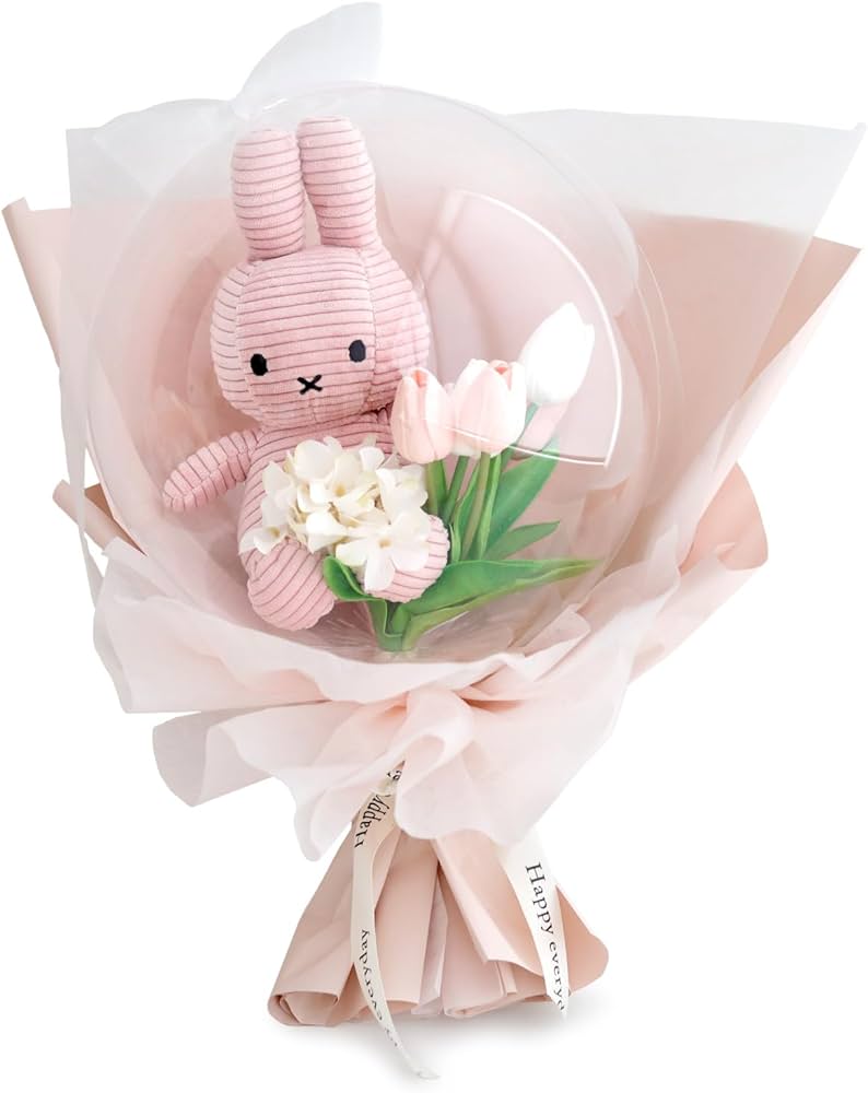 Amazon.co.jp: 花束 バルーン ミッフィー ぬいぐるみ バルーンギフト